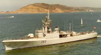 HMCS Yukon in her heyday
