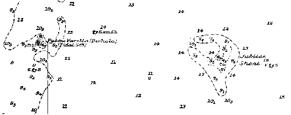 Chart of Jubilee Shoal area