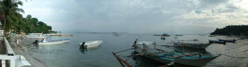 Frontage of Frontier's Scuba Diving at Sabang Beach, Puerto Galera